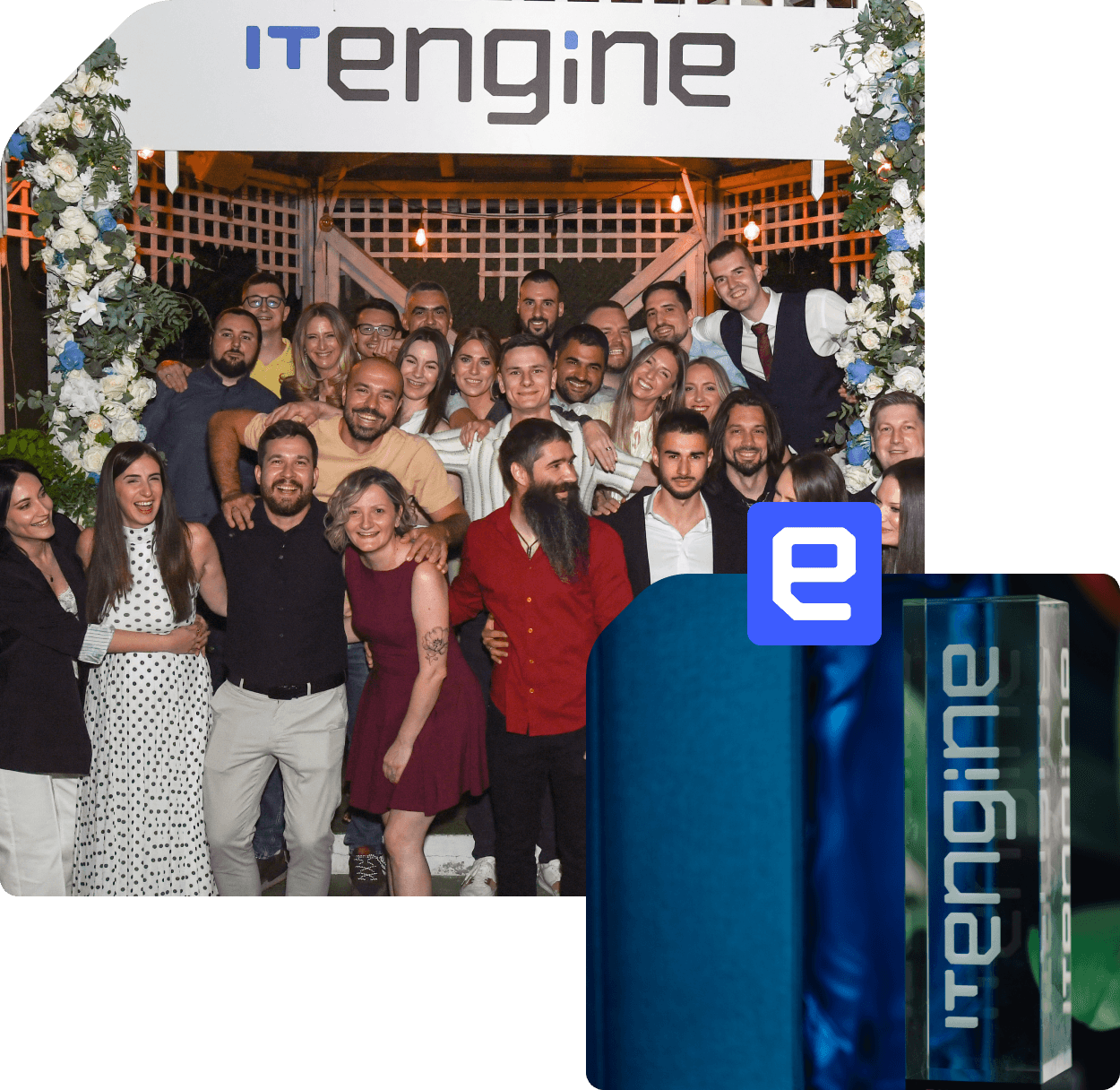 Colleagues in the IT Engine team